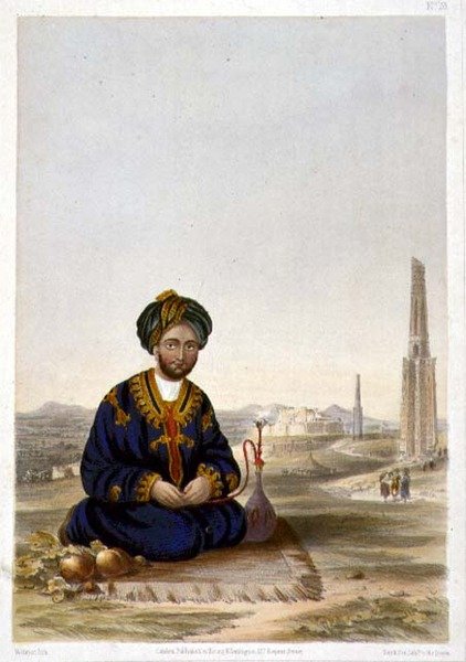 Hyder Khan, guvernøren i Ghuznee, plate 19 fra 