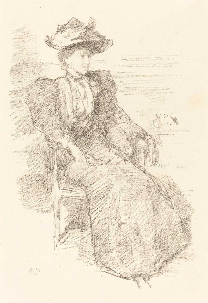 Et portrett: Mildred Howells, 18941896. av James Abbott McNeill Whistler