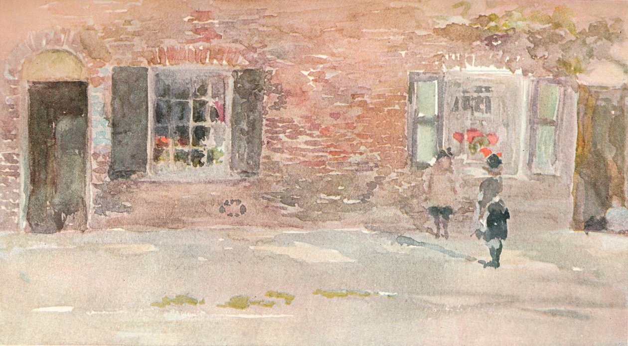 En studie, fra skissen i akvarell av J McNeill Whistler, c1880-årene 1903-1904. av James Abbott McNeill Whistler