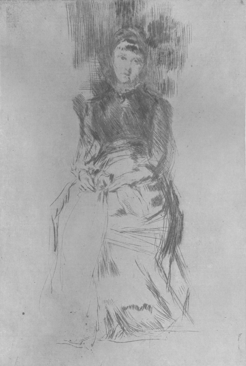Agnes, c1875, 1904 av James Abbott McNeill Whistler