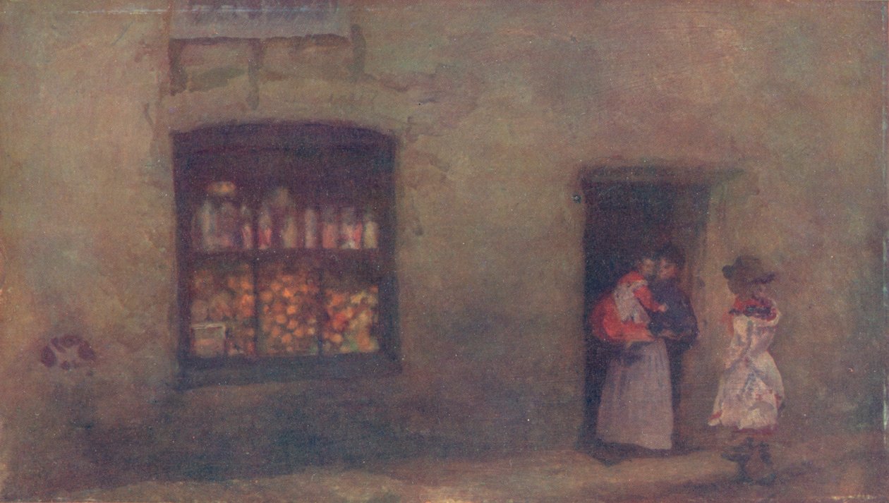 An Orange Note: Sweet Shop, 1884, 1904 av James Abbott McNeill Whistler