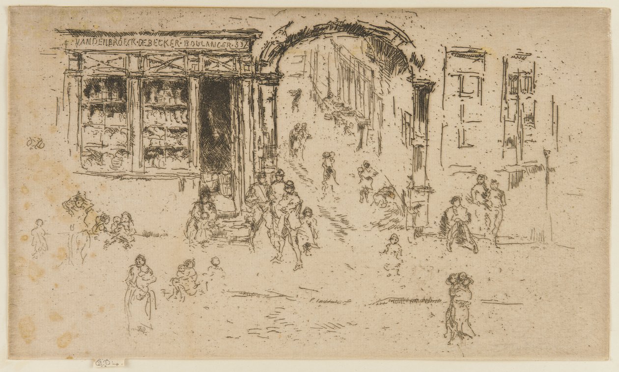 Buegang, Brussel av James Abbott McNeill Whistler
