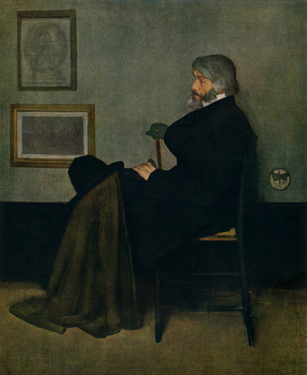 Arrangement i grått og svart, nr. 2: Thomas Carlyle, c1872 av James Abbott McNeill Whistler