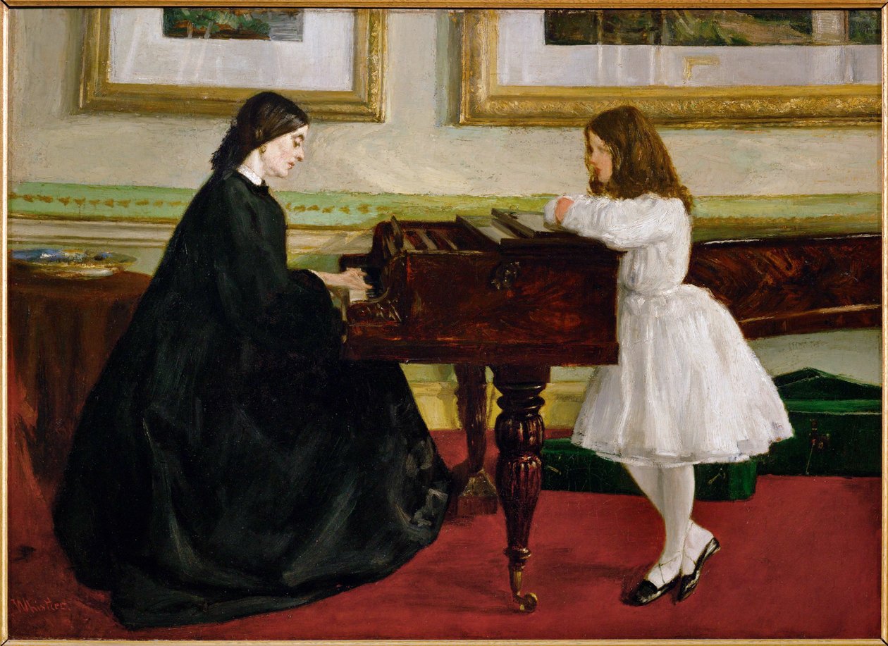Ved pianoet av James Abbott McNeill Whistler