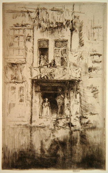 Balkong, Amsterdam av James Abbott McNeill Whistler