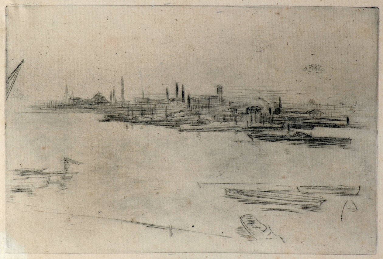 Battersea, Dawn av James Abbott McNeill Whistler