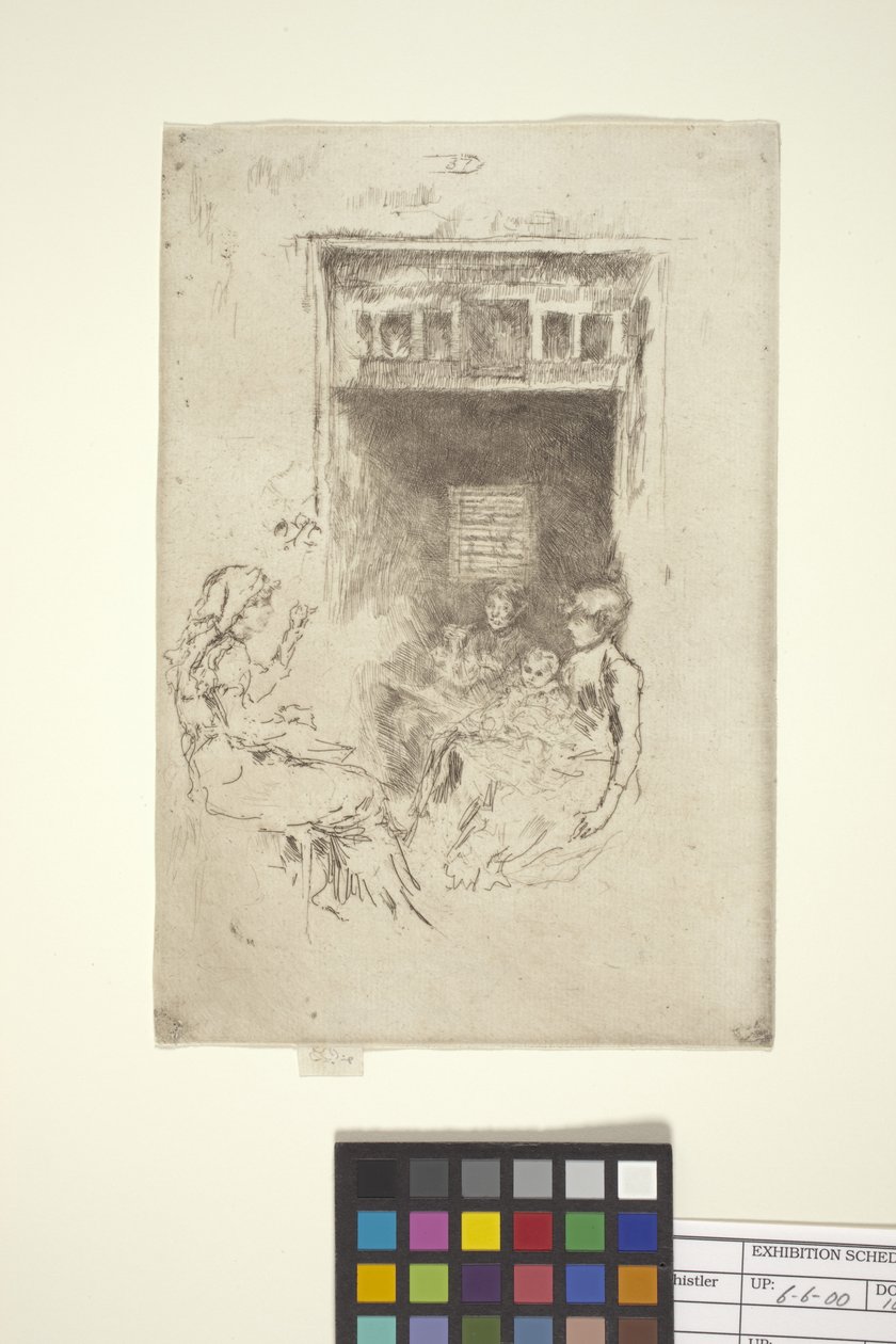 Bead-stringers (etsing) av James Abbott McNeill Whistler