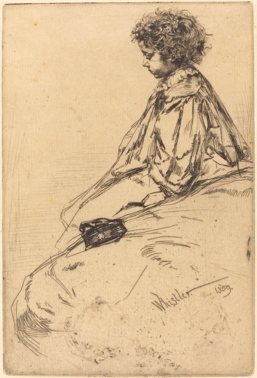 Bibi Lalouette, 1859. av James Abbott McNeill Whistler