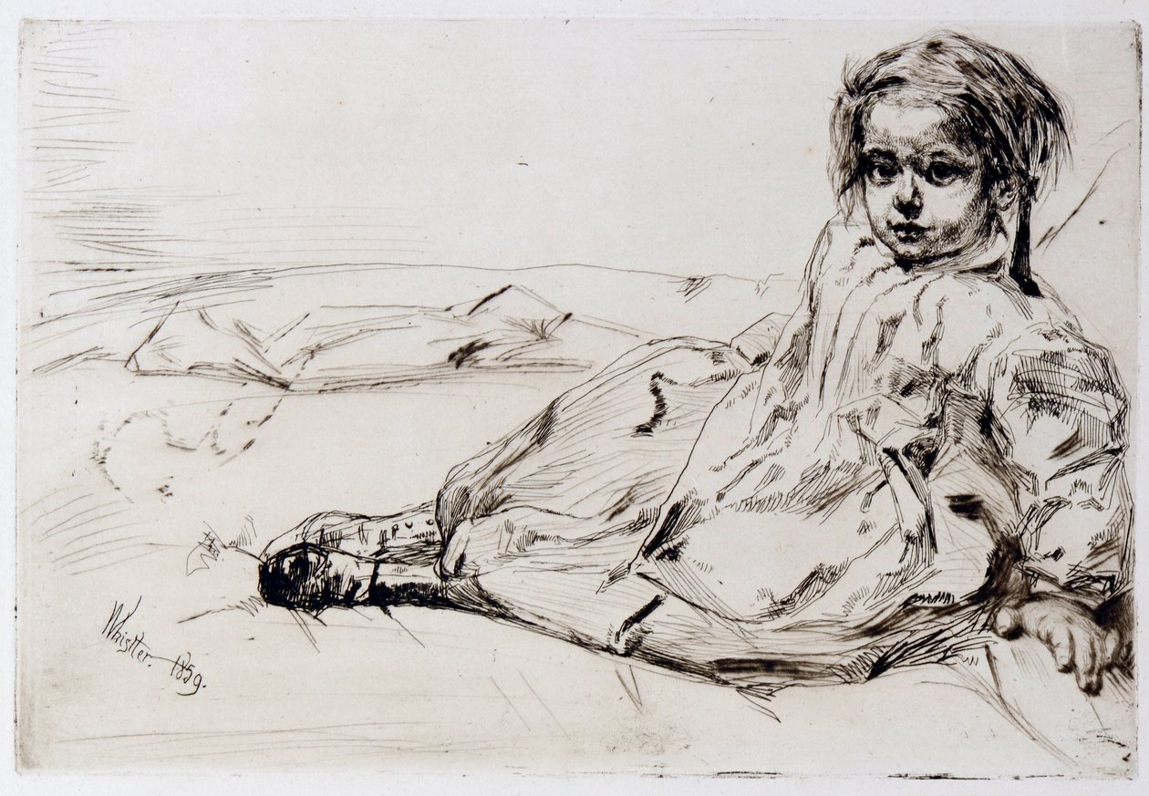 Bibi Valentin av James Abbott McNeill Whistler