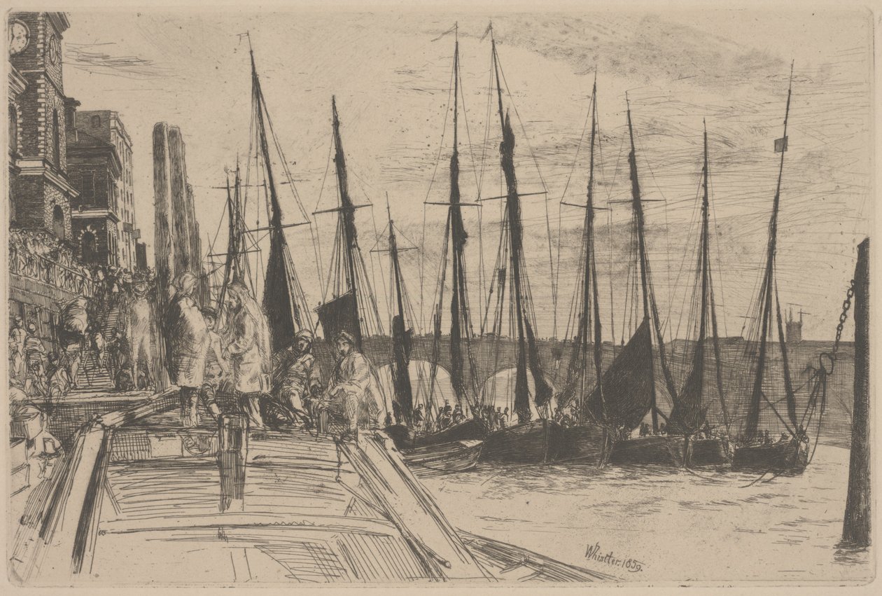 Billingsgate av James Abbott McNeill Whistler