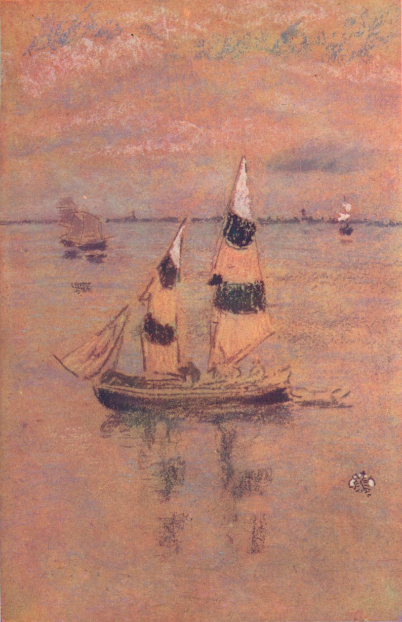 Svart og gull, Venezia, c1860, 1904 av James Abbott McNeill Whistler