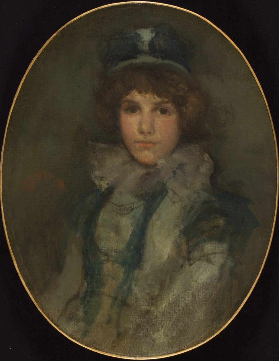 Blue and Coral: The Little Blue Bonnet, 1898 av James Abbott McNeill Whistler