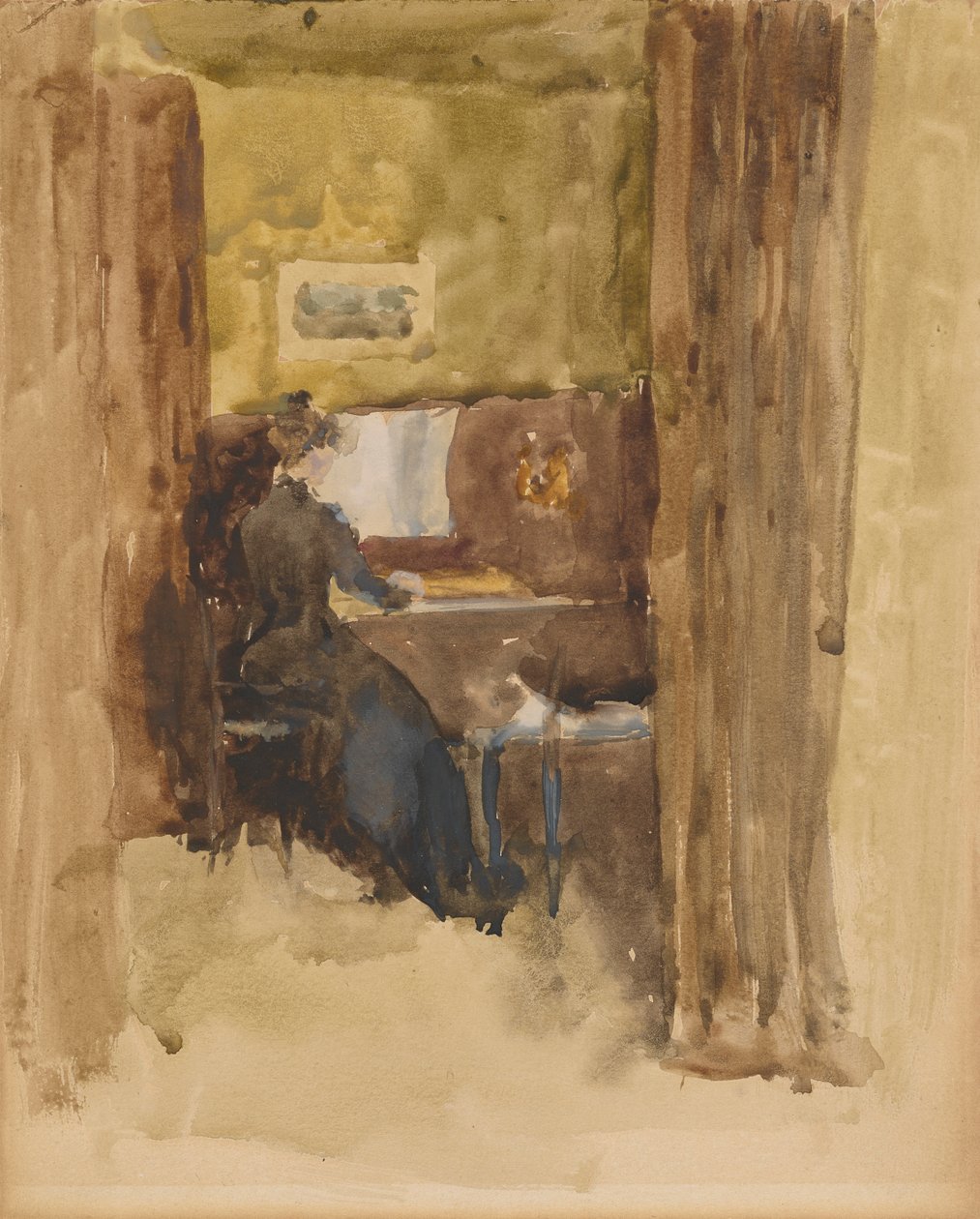 Bravura i Brown, 1883-1884. av James Abbott McNeill Whistler