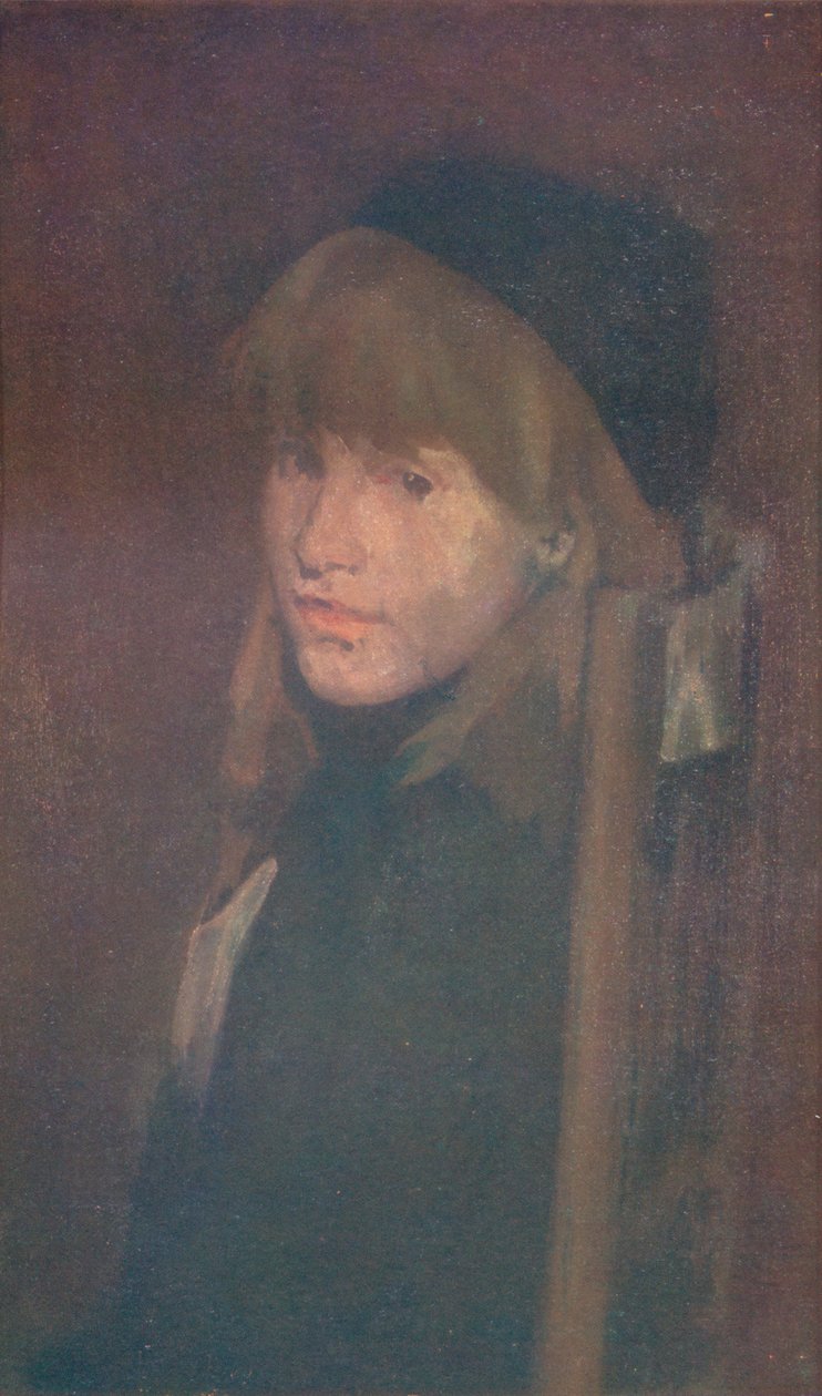 Brown and Gold, Lillie In Our Alley, 1896 1904 av James Abbott McNeill Whistler