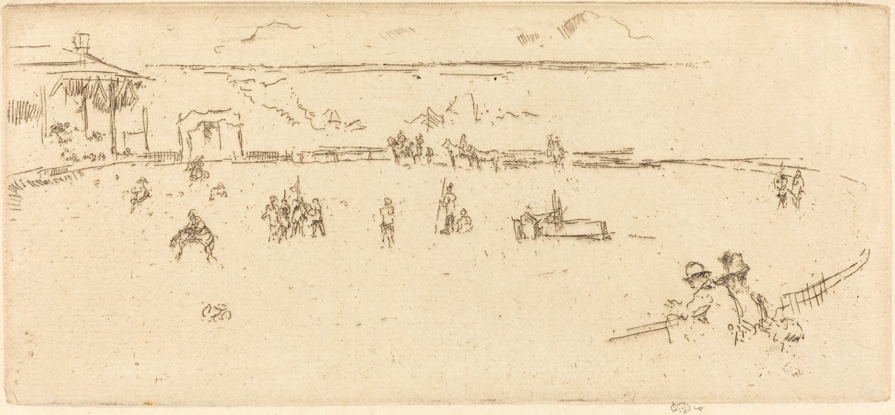 Bucking Horse. av James Abbott McNeill Whistler