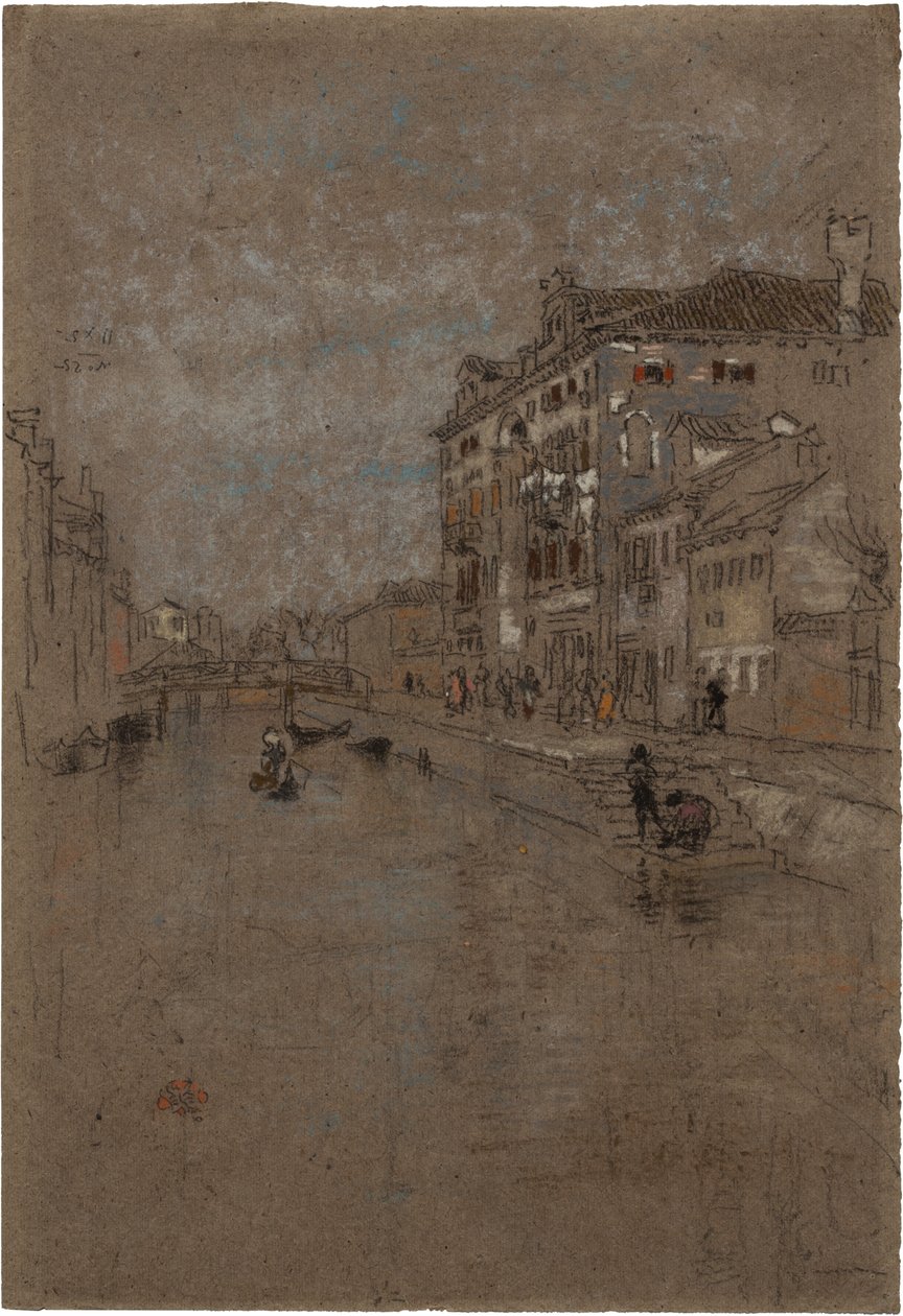 Kanal i Venezia (tobakklager) av James Abbott McNeill Whistler