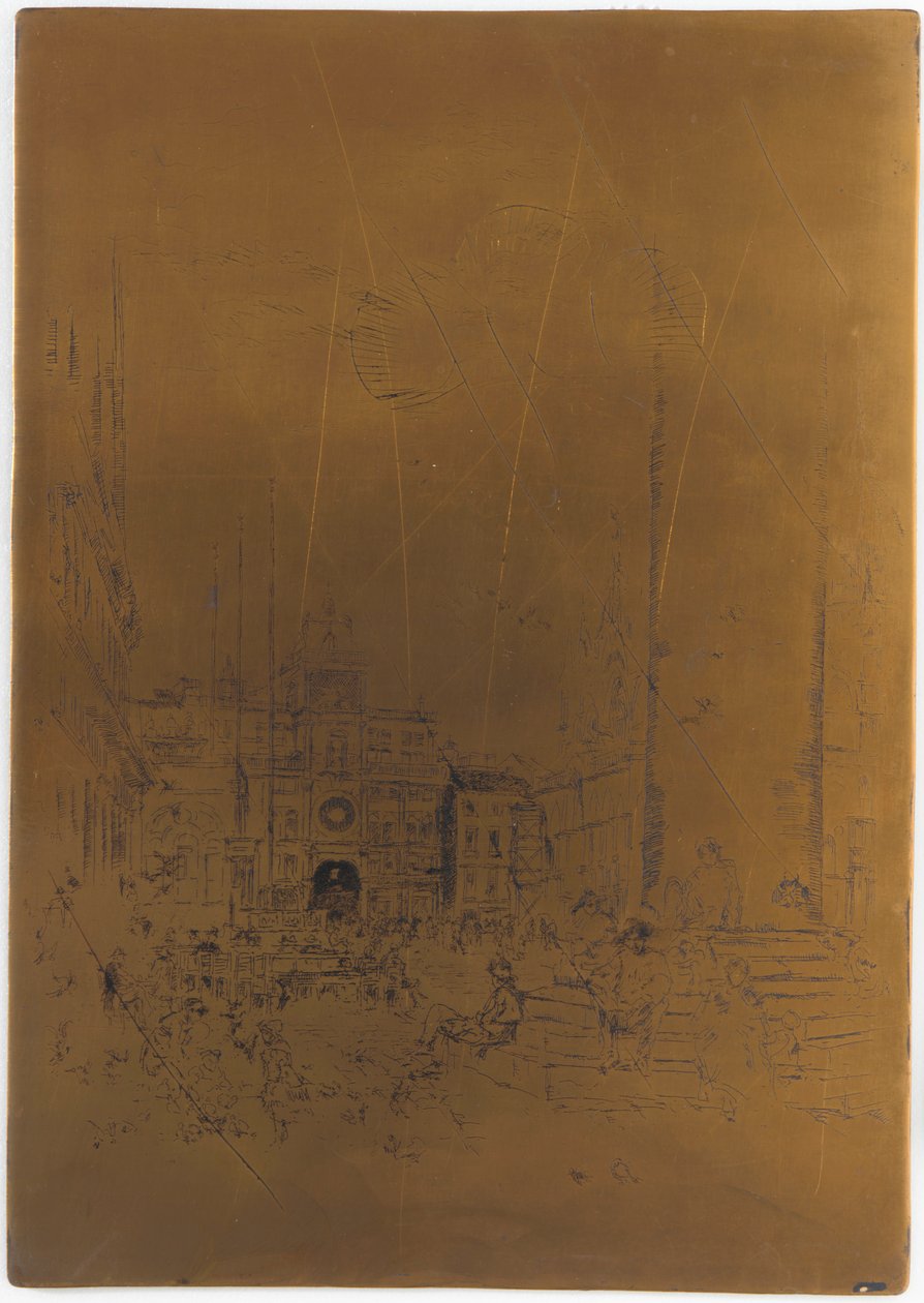 Cancelled Printing Plate for The Piazzetta, 1879-1880.    1161762   no       norwegian Successfully Translated  Original: Sovereign of the Seas Henry VIII Translat: Sovereign of the Seas Henry VIII 1401524 no norwegian Successfully Translated Original: LAi av James Abbott McNeill Whistler