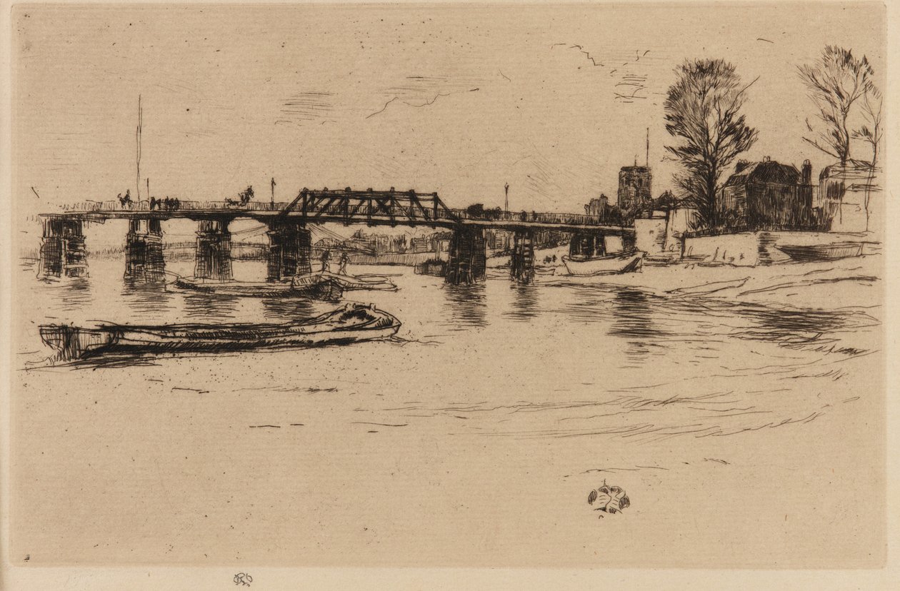 Chelsea, 1879. av James Abbott McNeill Whistler