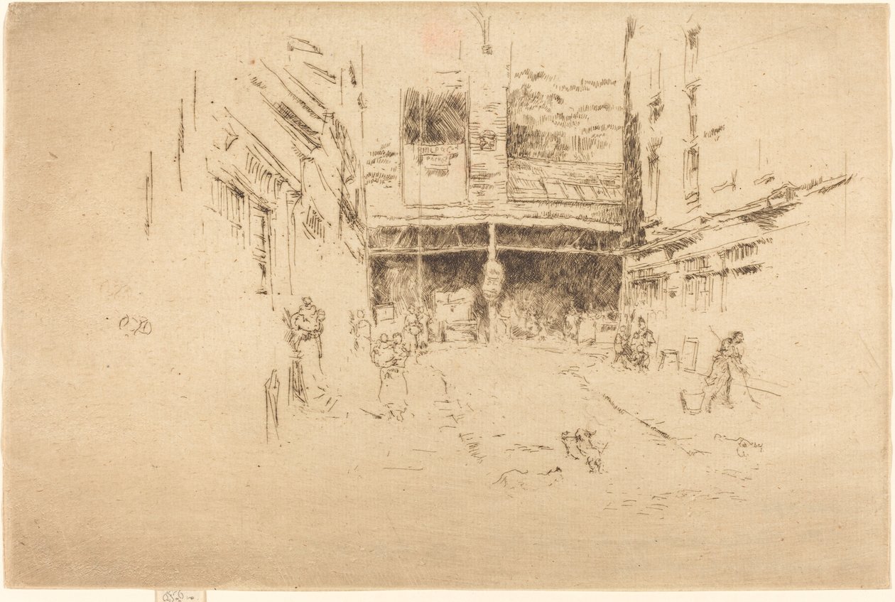 Klesbørs, No.I, 1887. av James Abbott McNeill Whistler