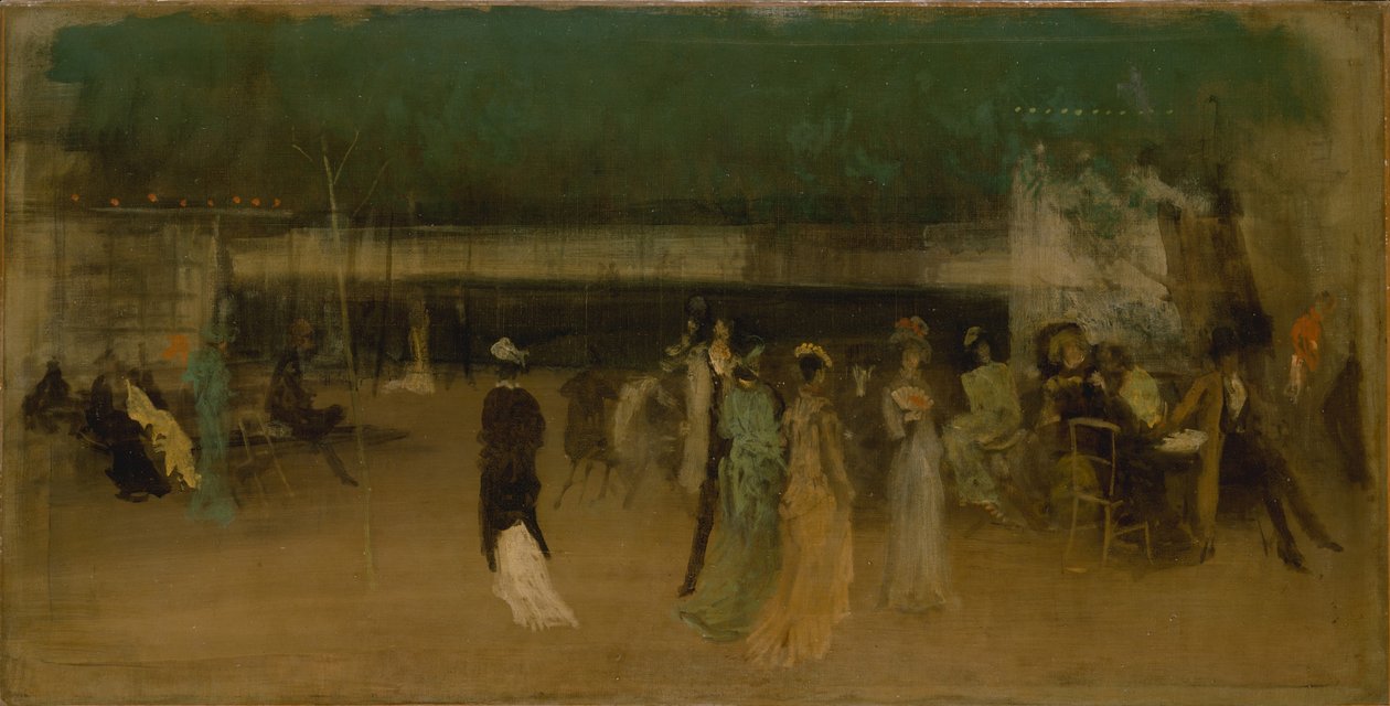 Cremorne Gardens, nr. 2, ca. 1870-80 av James Abbott McNeill Whistler