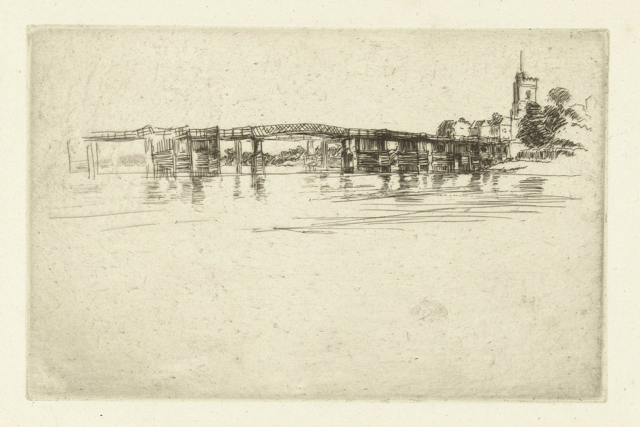 Den lille Putney-broen Den lille Putney av James Abbott McNeill Whistler