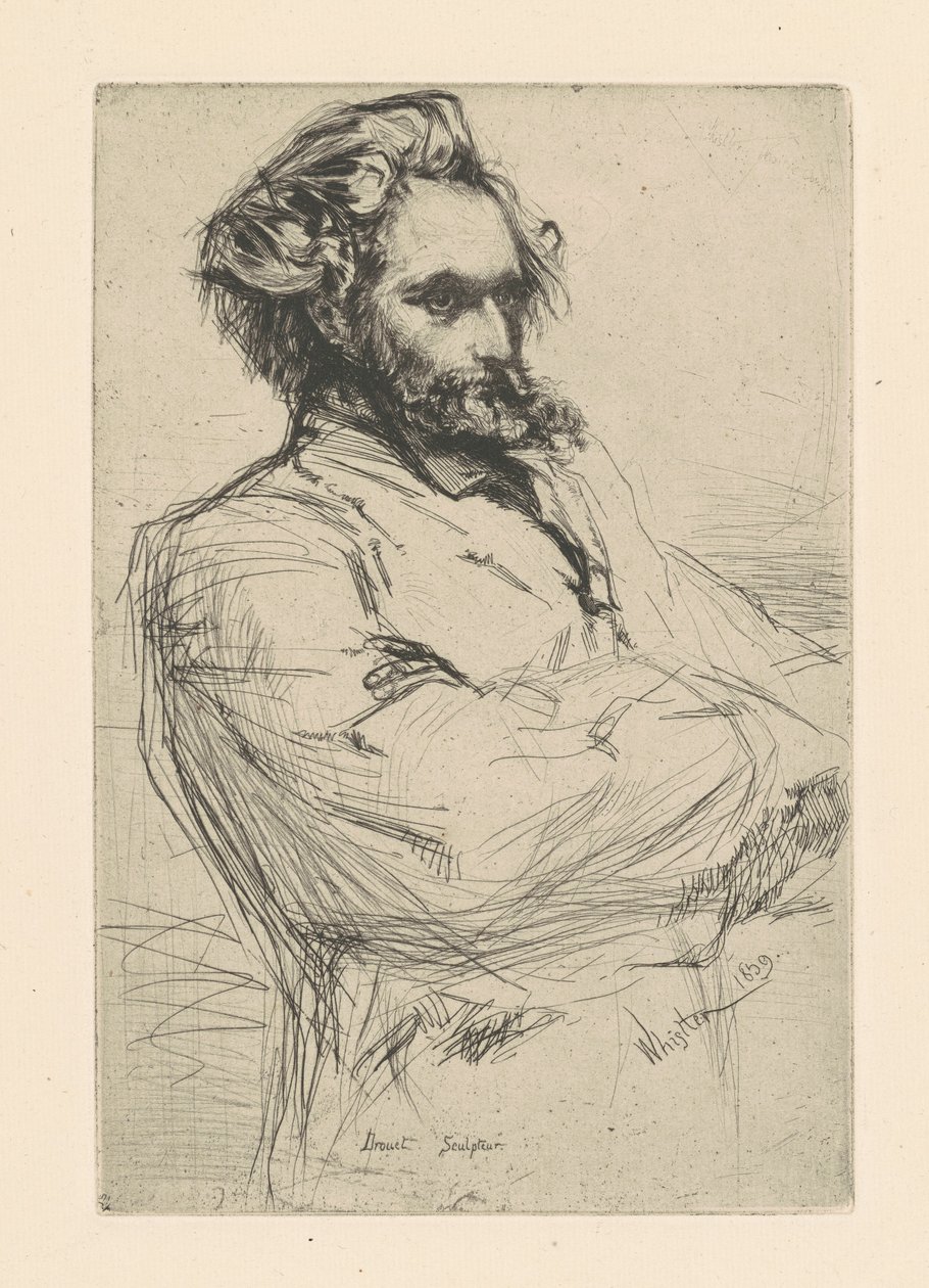 Drouet, 18591879. av James Abbott McNeill Whistler
