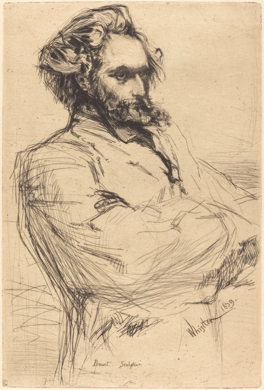 Drouet, 1859. av James Abbott McNeill Whistler