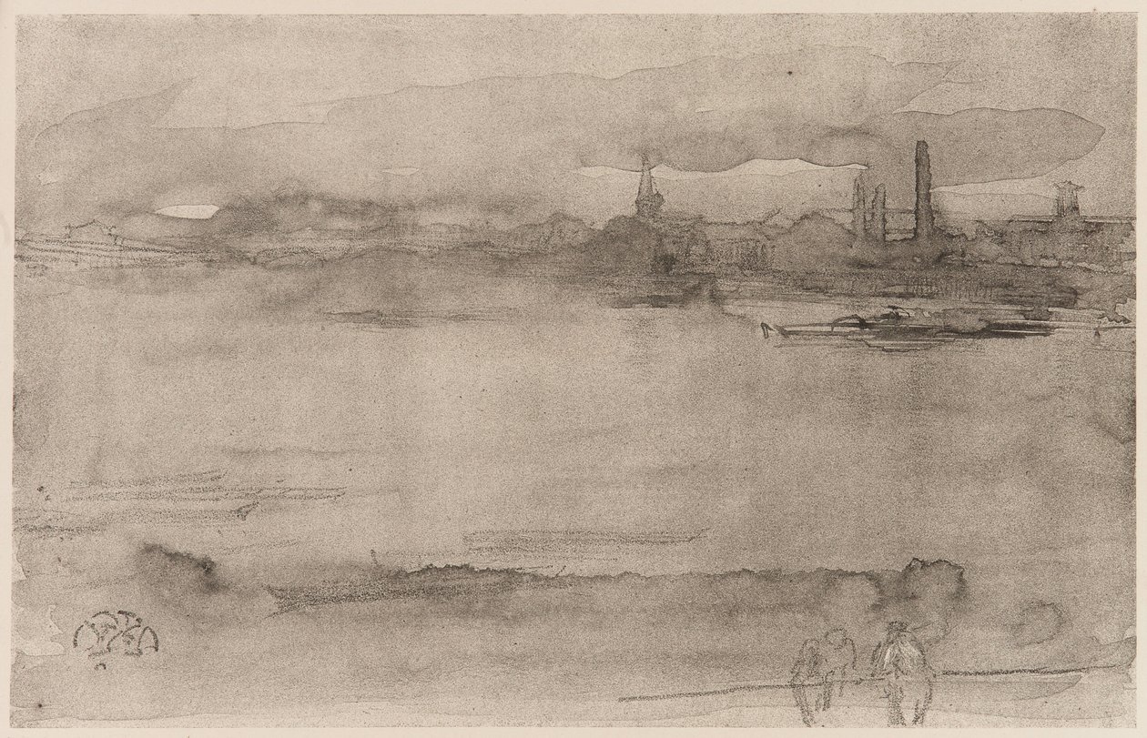 Tidlig morgen, 1878. av James Abbott McNeill Whistler