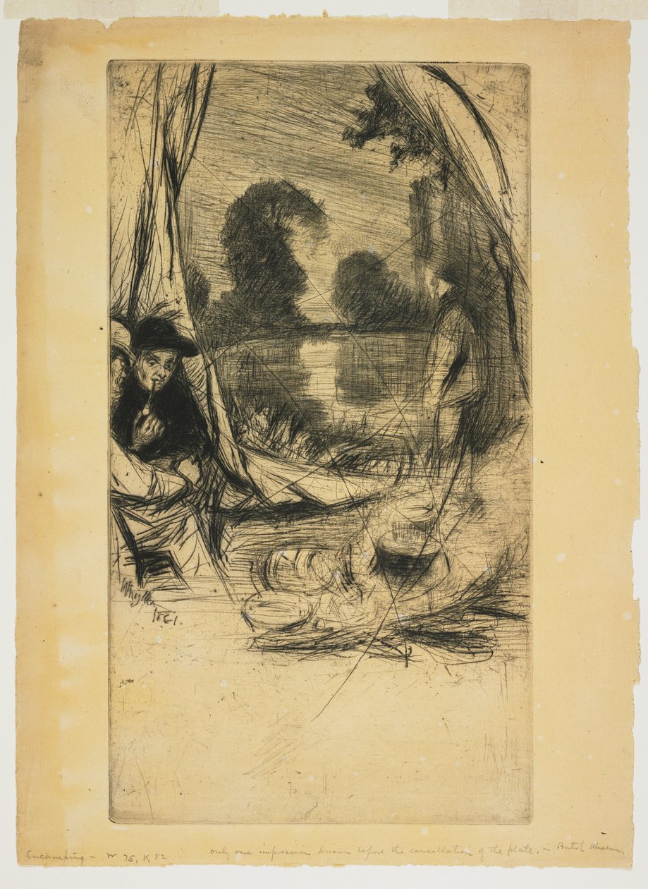 Lager aufschlagen av James Abbott McNeill Whistler