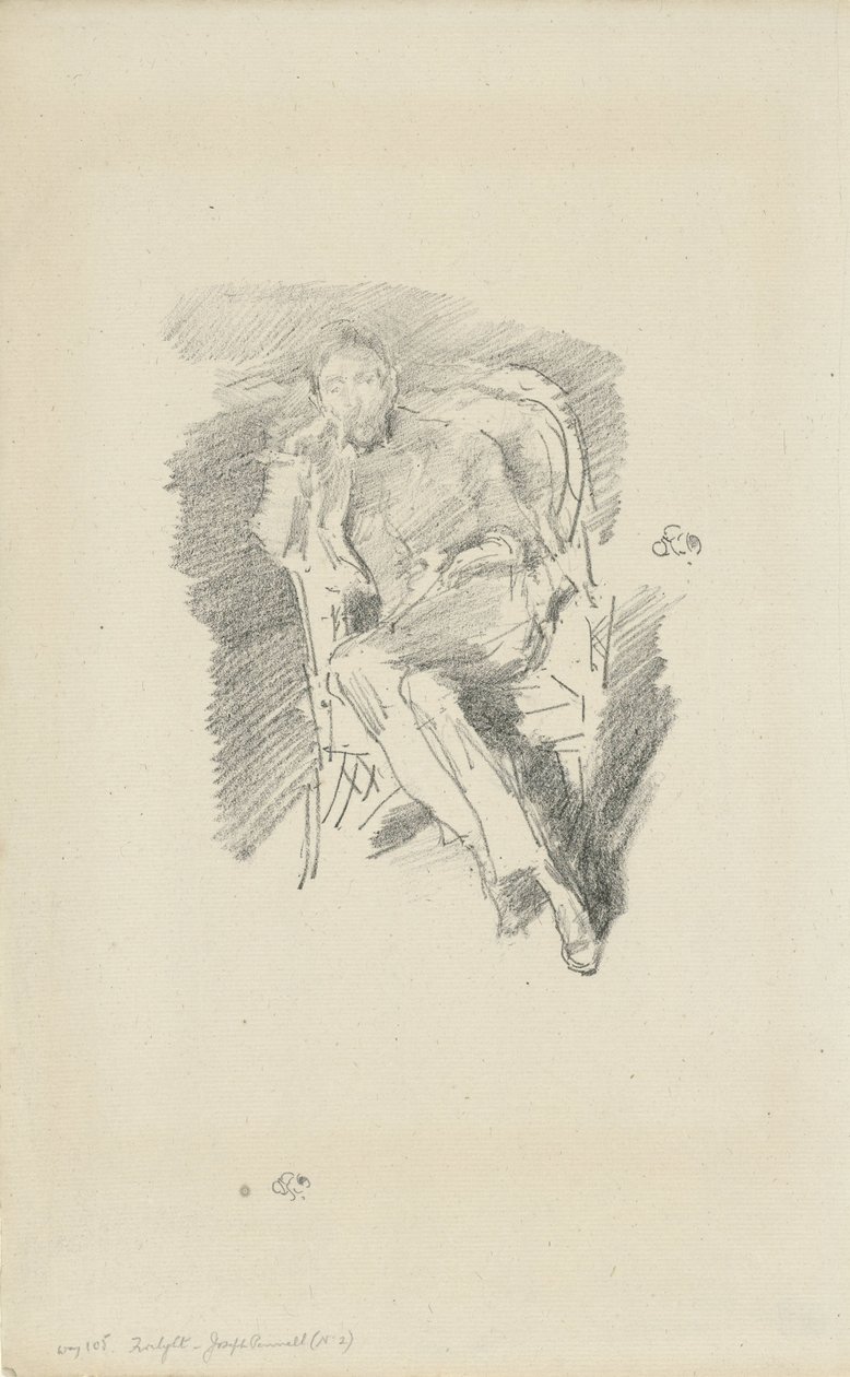 Firelight. Joseph Pennell. nr. 2 av James Abbott McNeill Whistler