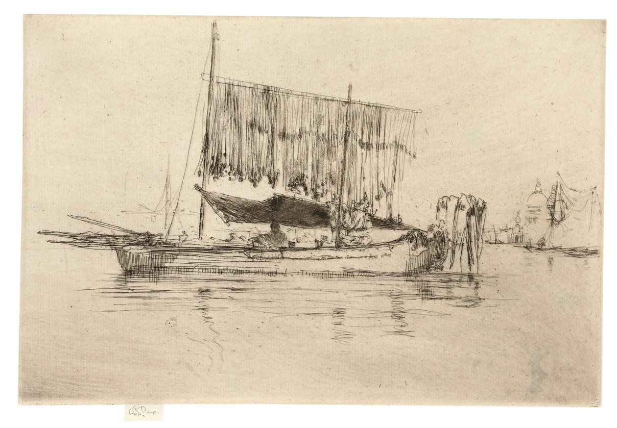 Fiskebåt, 1879-80 av James Abbott McNeill Whistler