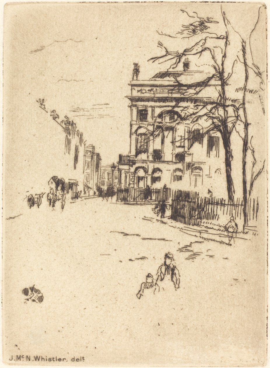 Fitzroy Square. av James Abbott McNeill Whistler