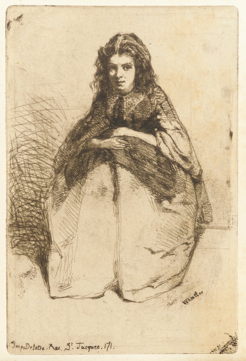 Tegneserier, 1858. av James Abbott McNeill Whistler