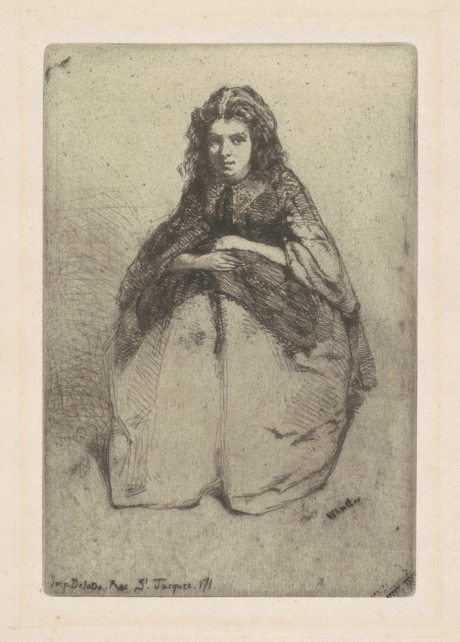 Tegneserier, 1858. av James Abbott McNeill Whistler