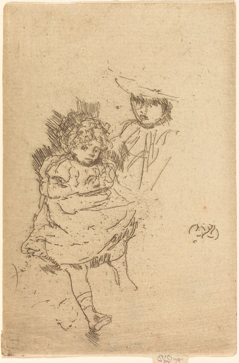 Gipsy Baby. av James Abbott McNeill Whistler