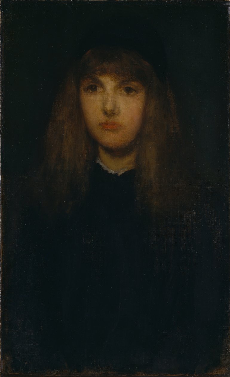 Jente i svart (Fornærmet Tom) av James Abbott McNeill Whistler