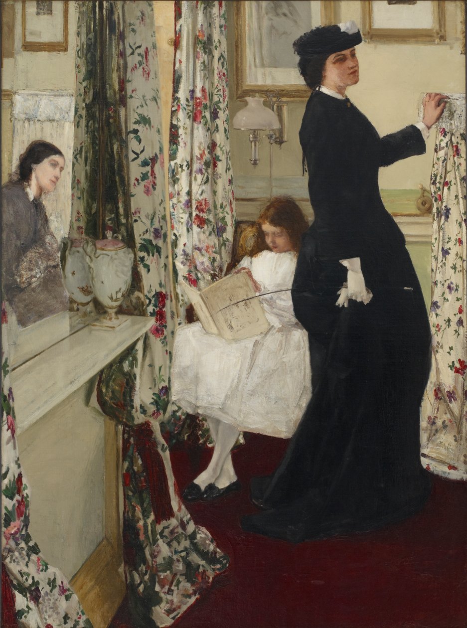 Harmony in Green and Rose: The Music Room av James Abbott McNeill Whistler