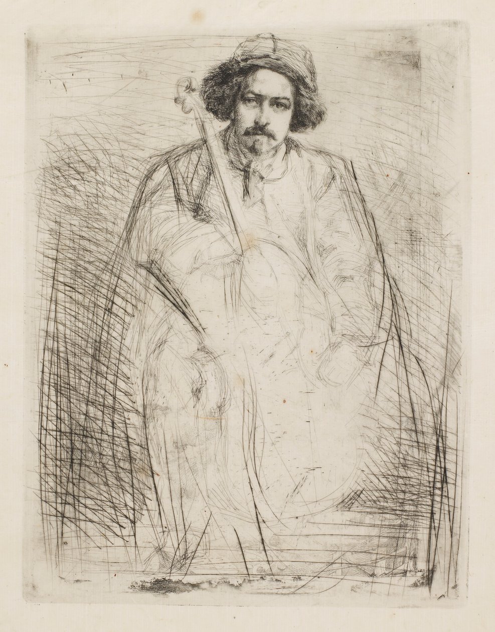 J. Becquet, billedhugger, 1859. av James Abbott McNeill Whistler