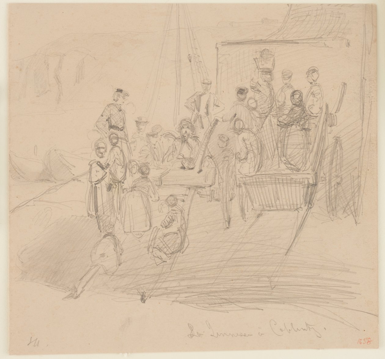 Ungdom i Coblentz, 1858. av James Abbott McNeill Whistler
