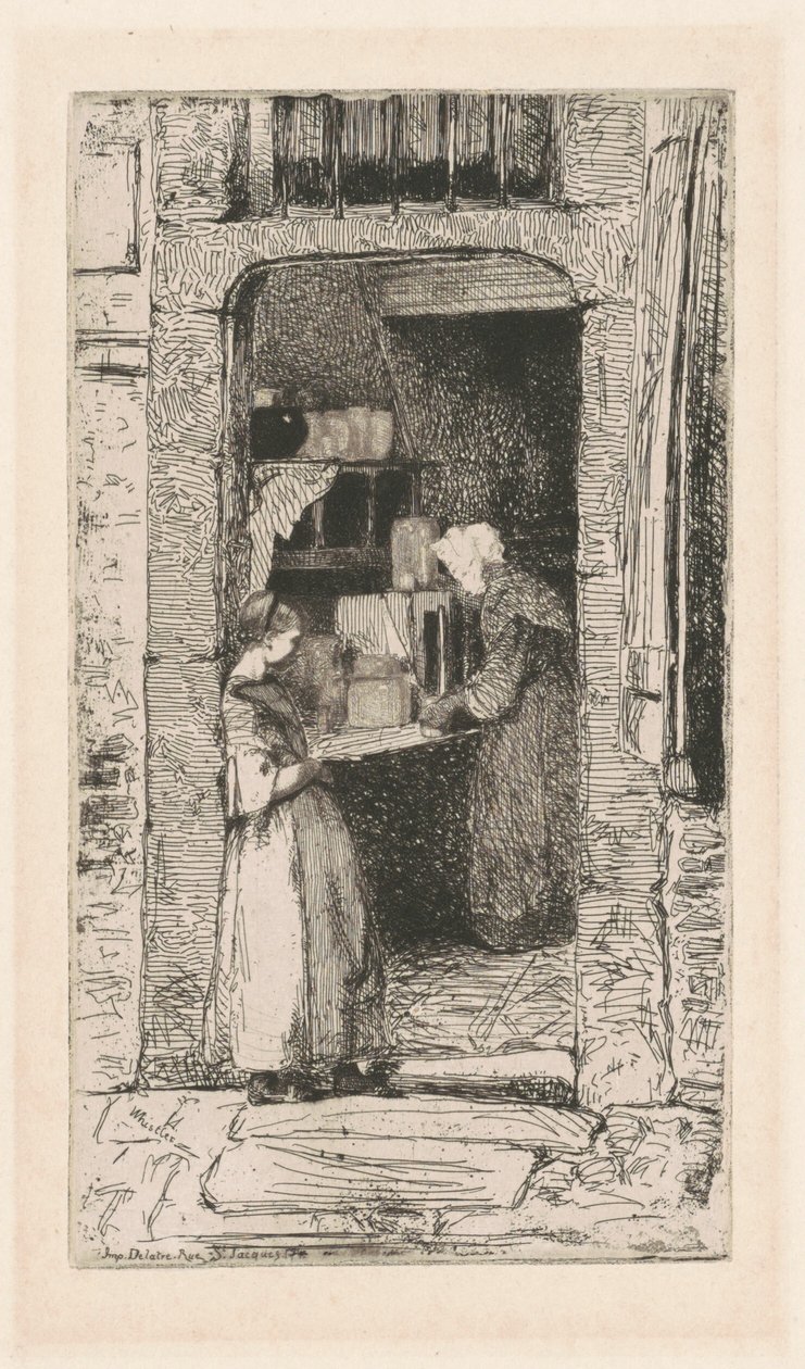 Sennepsselgeren, 1858. av James Abbott McNeill Whistler