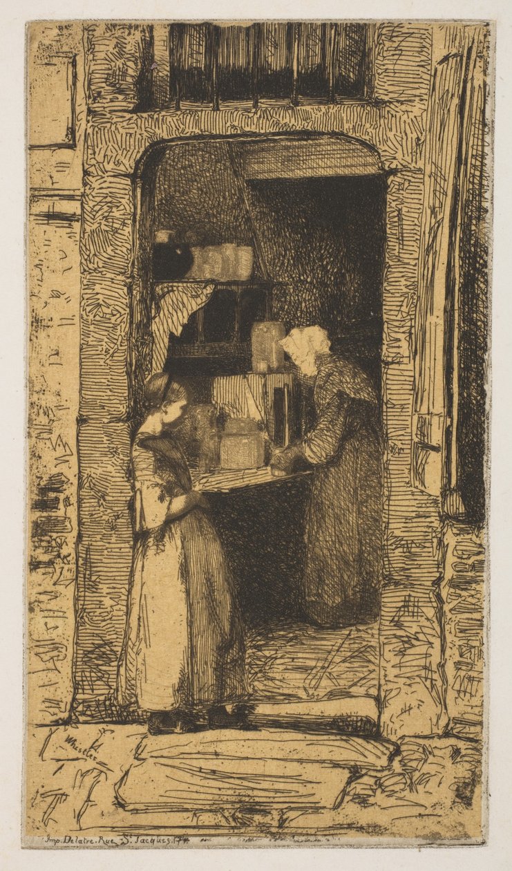 Sennepsselgeren, 1858. av James Abbott McNeill Whistler