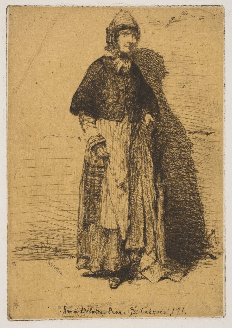 Mor Gerard, 1858. av James Abbott McNeill Whistler