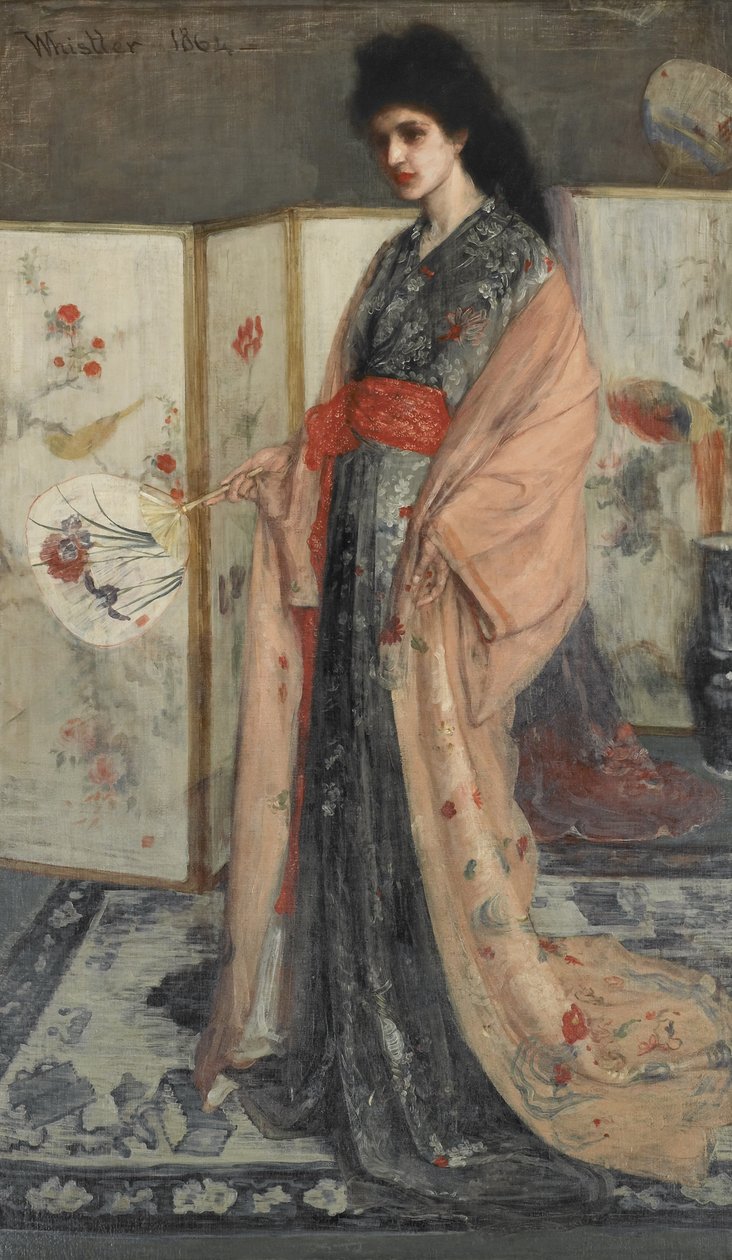 Prinsessen fra porselenslandet 1863-65 (olje på lerret) av James Abbott McNeill Whistler