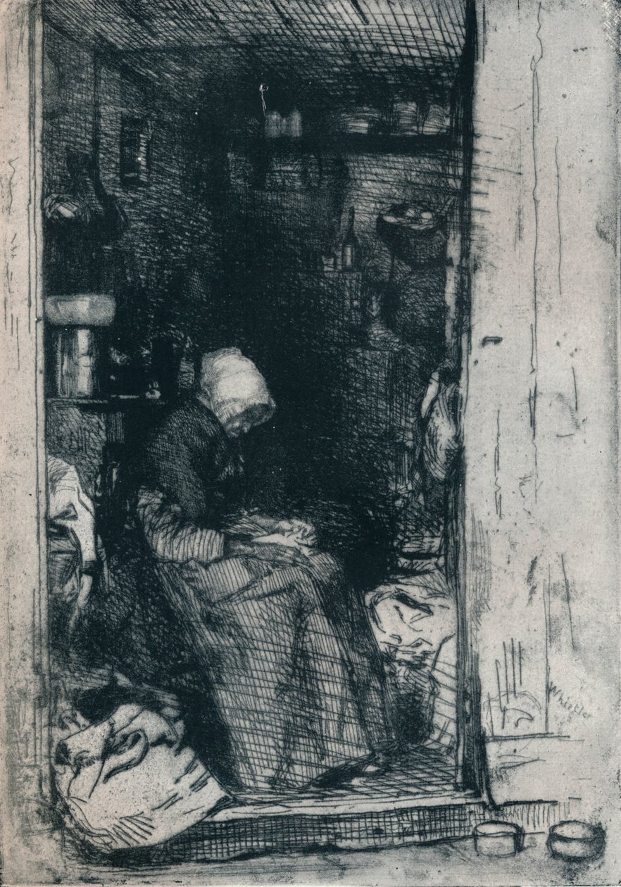 Den gamle kvinnen i filler, 1858 1903-1904 av James Abbott McNeill Whistler