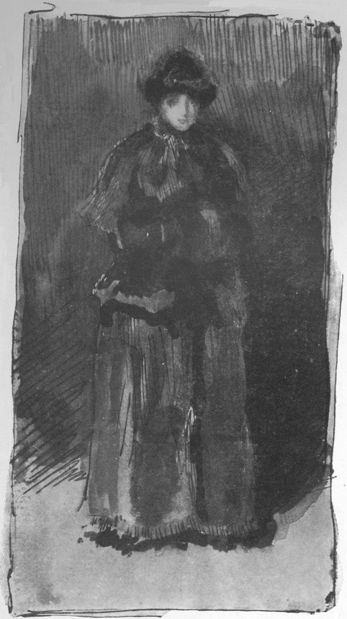 Lady Meux, c1882, 1904 av James Abbott McNeill Whistler