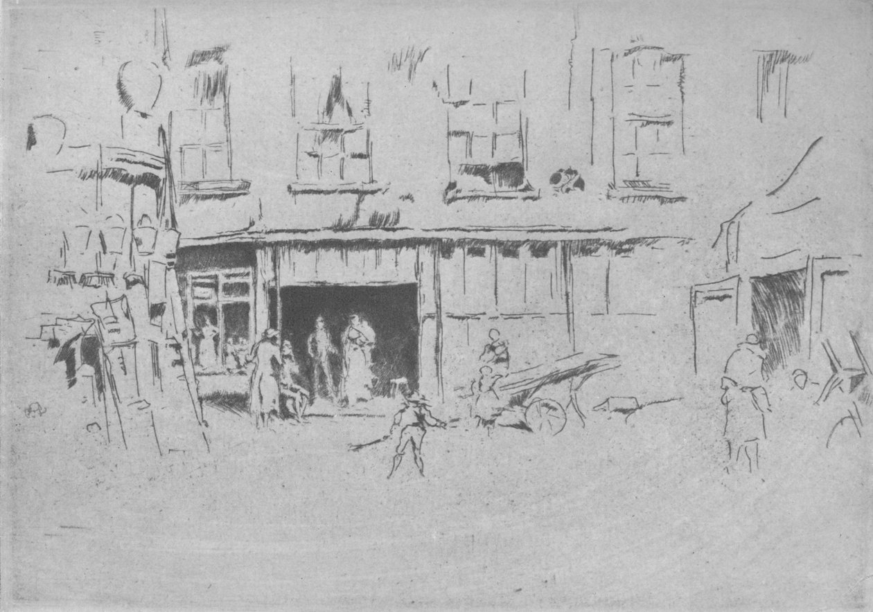 Little Court, c1881, 1904 av James Abbott McNeill Whistler