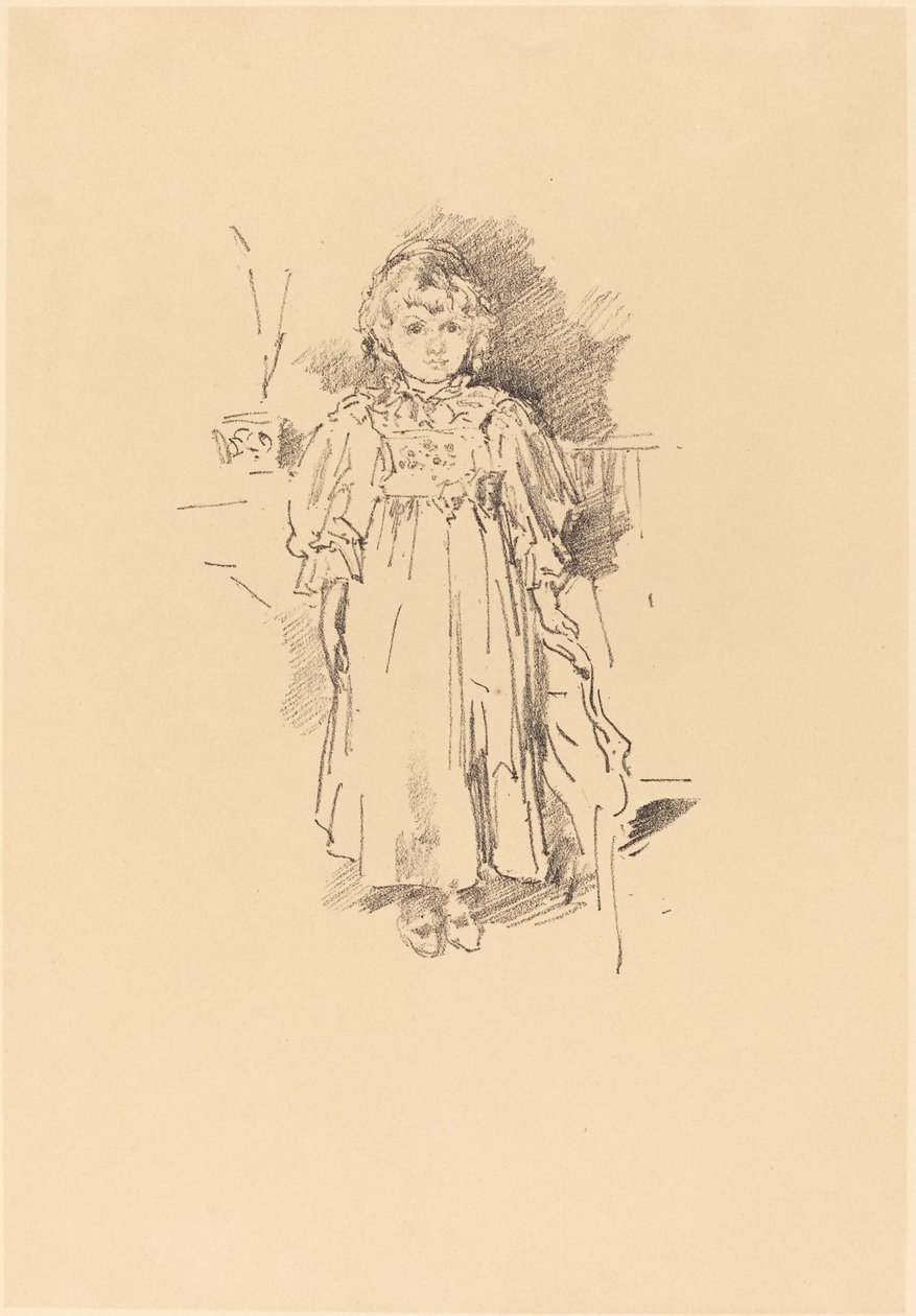 Lille Evelyn, 1896. av James Abbott McNeill Whistler