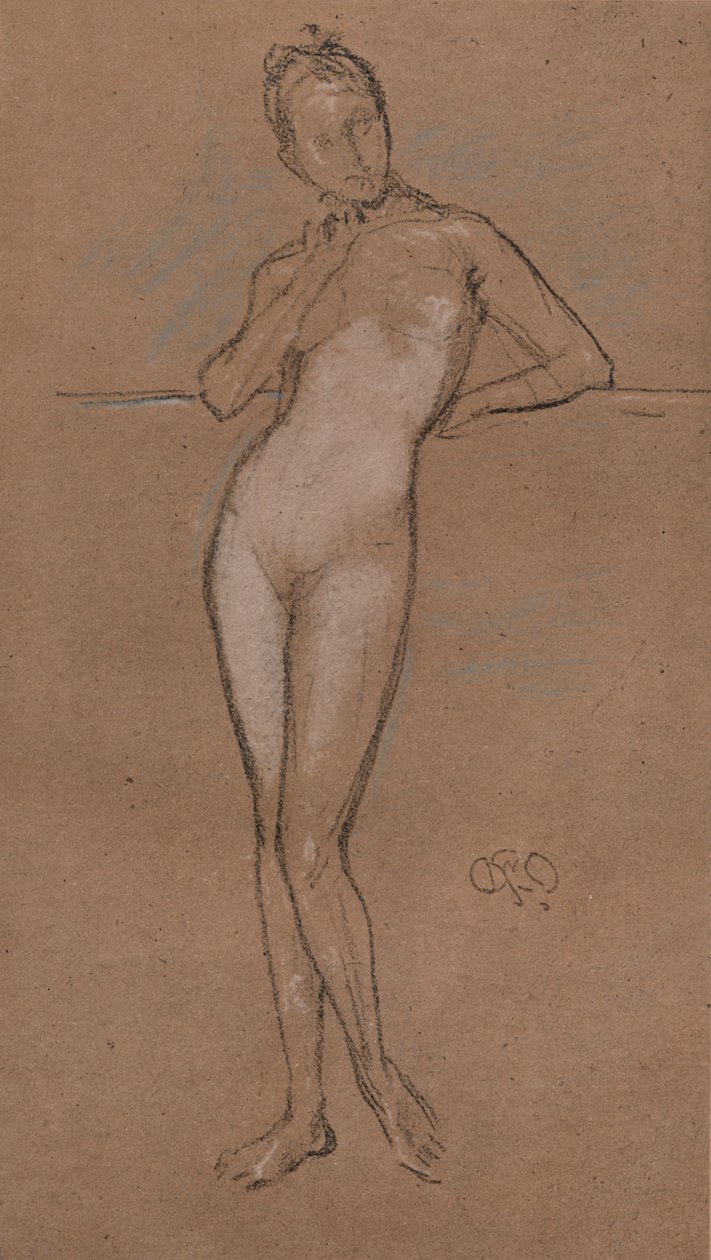 Lille naken, c1888 av James Abbott McNeill Whistler