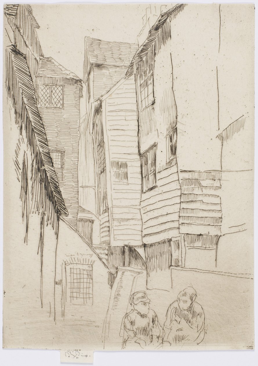Little Smithfield, ca. 1877 (radering på papir) av James Abbott McNeill Whistler