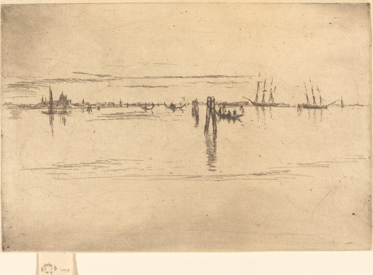 Long Lagoon, 1880. av James Abbott McNeill Whistler
